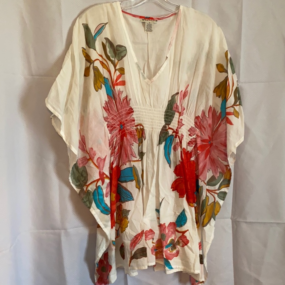 Blouse/swim coverup by Blue Plate, size S